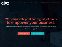 Tablet Screenshot of cinqpartners.com